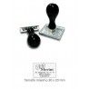 Sello de caucho 3x2 cm